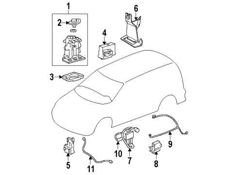 10249398 GM Mount Bracket