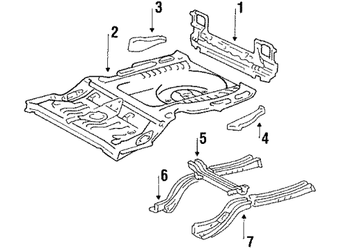 94841136 GM Rear Panel