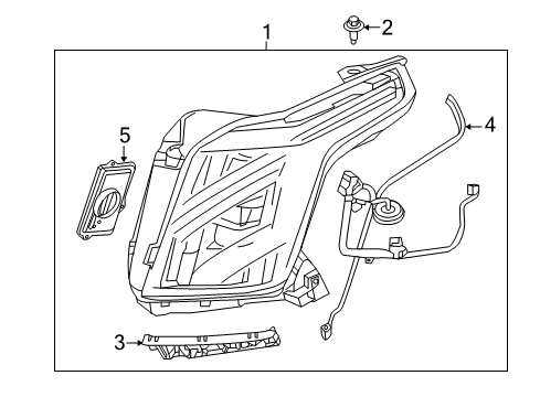 GM 84146543 Wire Harness 84146543 GM Wire Harness