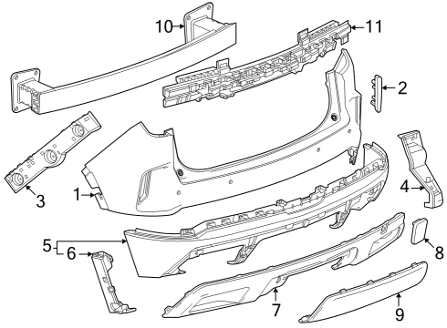 42863701 GM Fascia, Front And Rear Bumper/Fascia Face, Upper