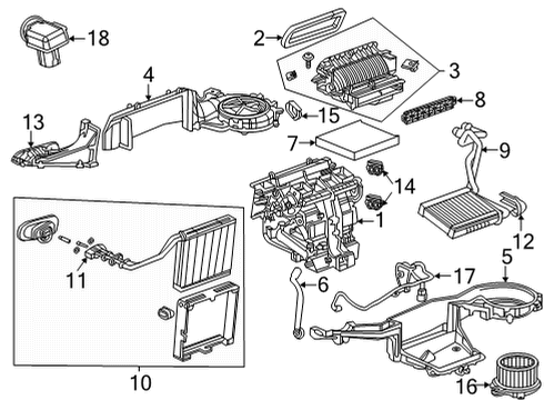 84518977 GM Heater Hose