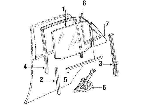 90221456 GM Door Handle