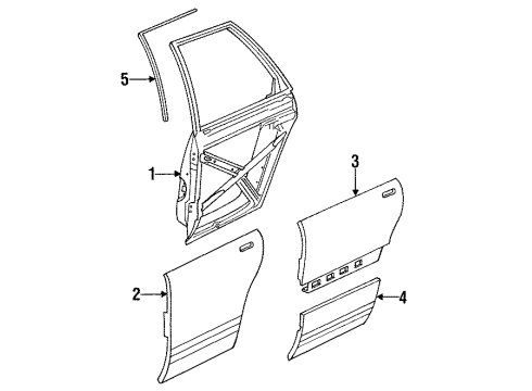 21080816 GM Exterior Panel, Rear Passenger Side