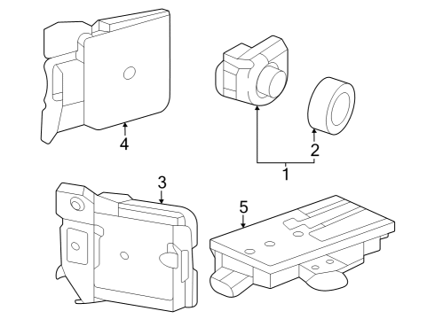 GM 85521667 Harness, Rear 85521667 GM Harness, Rear