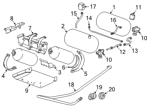 GM 19258672 Strap 19258672 GM Strap