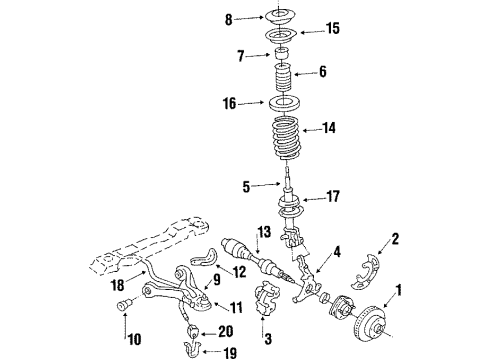 GM 22035660 Strut 22035660 GM Strut