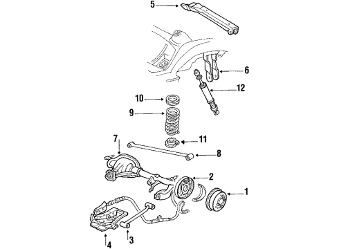 GM 9758639 Housing Support 9758639 GM Housing Support