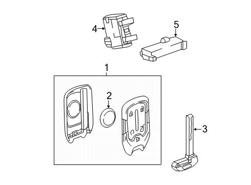 GM 13548319 Transmitter, Door Electric And Vacuum Locks 13548319 GM Transmitter, Door Electric And Vacuum Locks