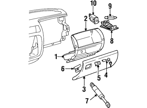 90436891 GM Striker Escutcheon
