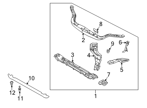 GM 96648394 Bracket 96648394 GM Bracket