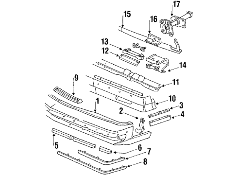 22535512 GM Face Bar Reinforcement