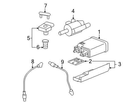 GM 15921551 Purge Solenoid 15921551 GM Purge Solenoid
