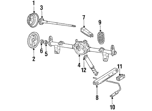 GM 25501599 Axle Shaft, Rear 25501599 GM Axle Shaft, Rear