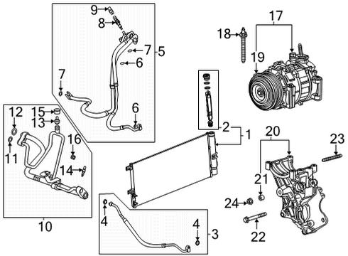 85652444 GM Compressor Kit, Air Conditioner Compressor