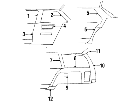 GM 22566303 Interior Trim, Driver Side 22566303 GM Interior Trim, Driver Side