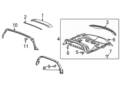 GM 11603865 Retaining Strip Bolt 11603865 GM Retaining Strip Bolt