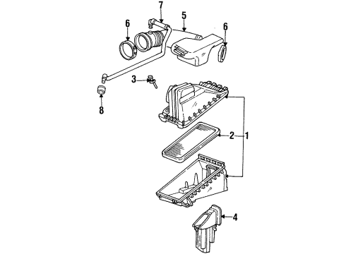 GM 25099394 Air Duct 25099394 GM Air Duct