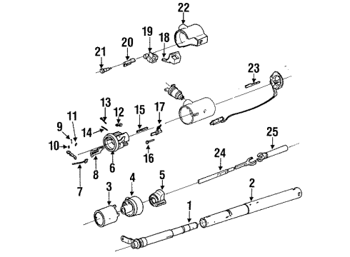 411525 GM Turn/Wiper Switch