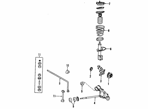 22047944 GM Strut