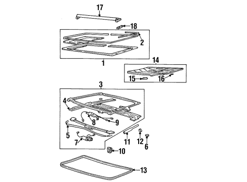22659843 GM Sunroof Glass