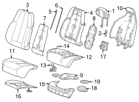 86553650 GM COVER ASM-F/SEAT CUSH *GASOLINE INTT