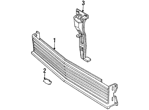 14086488 GM Center Support, Front