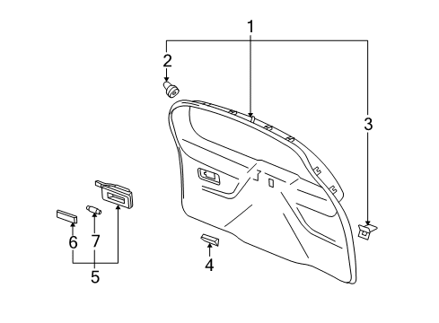 15828078 GM Upper Cover, Inner