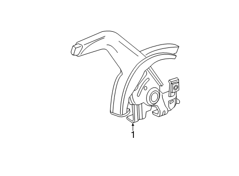 GM 42472907 Rear Cable 42472907 GM Rear Cable