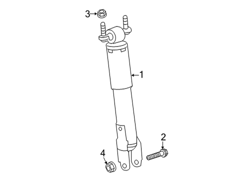85817748 GM Absorber Assembly-Front Shock (Right-Hand Proc)