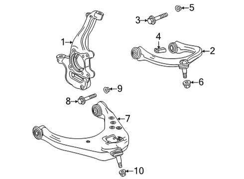 GM 85033358 Arm, Rear Axle Control Arm 85033358 GM Arm, Rear Axle Control Arm