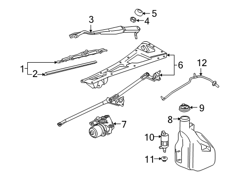 15777603 GM Wiper Arm