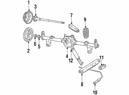 485714 GM Coil Spring, Rear
