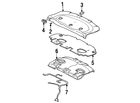 GM 25659747 Sound Absorber 25659747 GM Sound Absorber