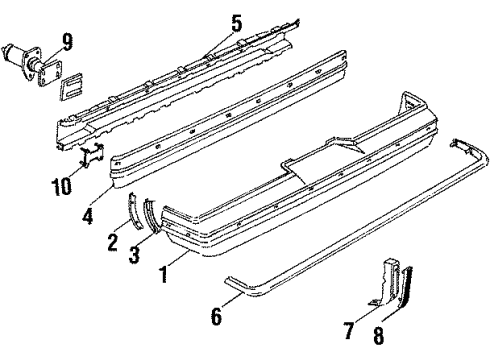 GM 10027207 Bumper Cover 10027207 GM Bumper Cover