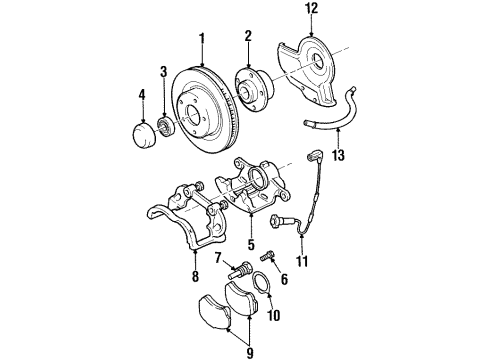 90541292 GM Mount Bracket
