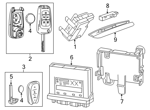GM 13529663 Transmitter 13529663 GM Transmitter