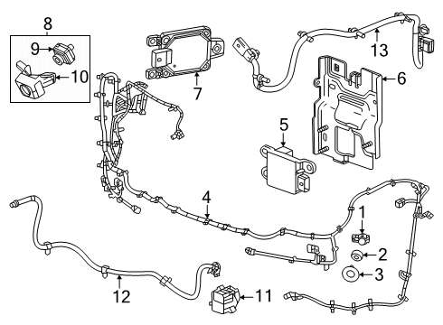 85843331 GM CAMERA ASM-FV DRVR INFO