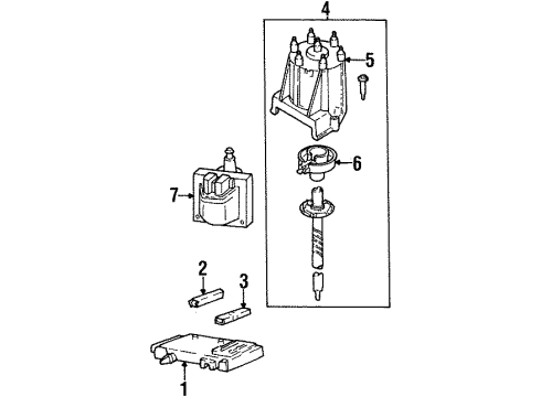 GM 12073940 Cable Set 12073940 GM Cable Set
