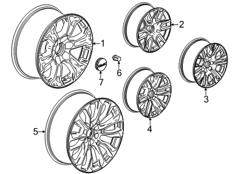 84453001 GM Wheel, Rear Or Spare