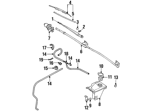22156171 GM Washer Pump
