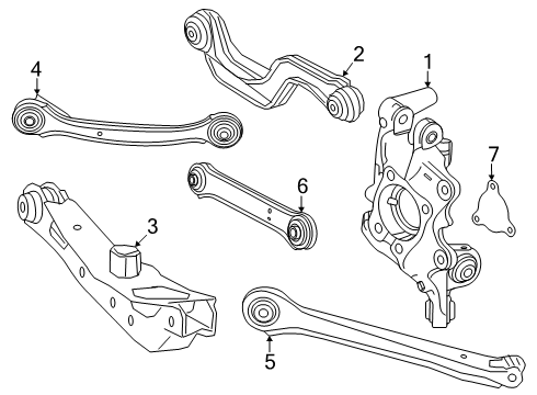 GM 11610884 Lateral Arm Inner Bolt 11610884 GM Lateral Arm Inner Bolt