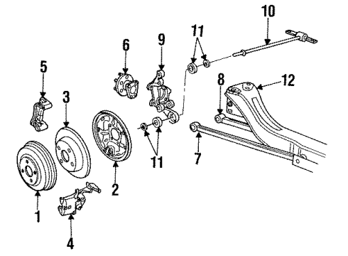 21012180 GM Caliper, Passenger Side