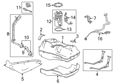 GM 42830179 Pedal Travel Sensor 42830179 GM Pedal Travel Sensor