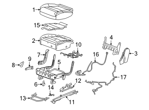 GM 84817580 Harness, Front/Rear Seat Heater 84817580 GM Harness, Front/Rear Seat Heater