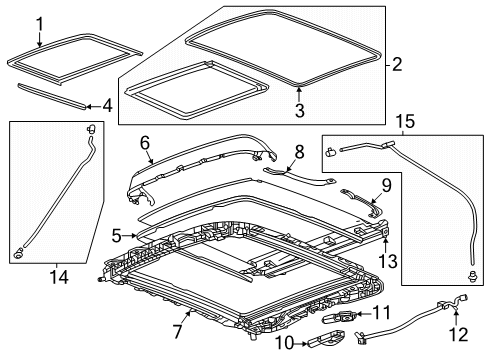 85022662 GM Bolt, Roof Panel