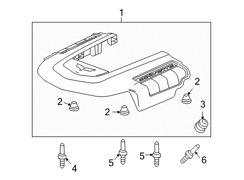 GM 19159031 Sight Shield, Silver 19159031 GM Sight Shield, Silver