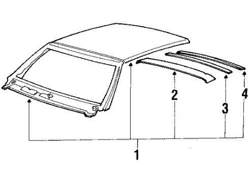 20216963 GM Weatherstrip, Driver Side