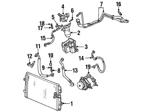 25725865 GM A/C Hoses