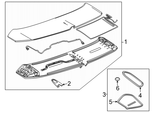 GM 11604371 Spoiler Assembly Bolt 11604371 GM Spoiler Assembly Bolt
