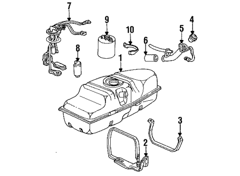 15693485 GM Throttle Cable